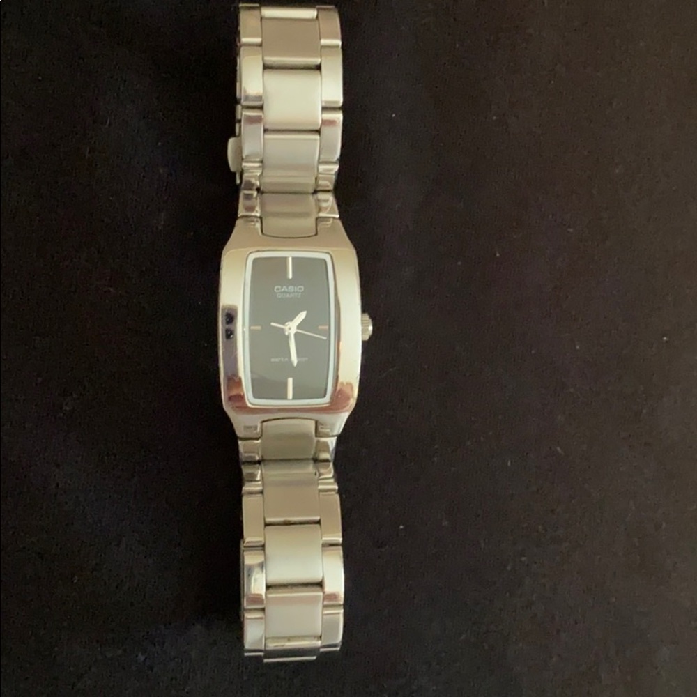 Casio Silver and Black Watch
